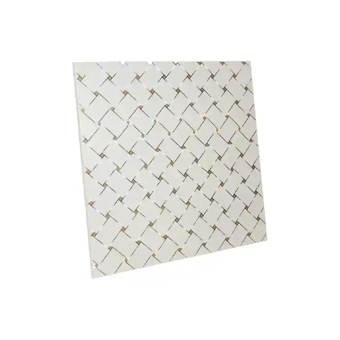 تایل گچی ساده روکش(ساده،حصیری،تخم مرغی) pvc